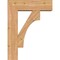 Ekena Millwork Westlake Block Smooth Bracket w/ Offset Brace, Western Red Cedar, 7 1/2"W x 24"D x 32"H BKT0806X24X32WTL05SWR - alternate 2